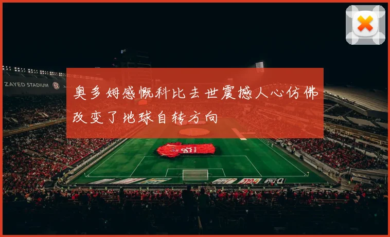 奥多姆感慨科比去世震撼人心仿佛改变了地球自转方向